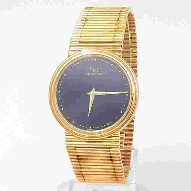 Piaget
                           
                                 Vintage 32mm Yellow Gold - Black Dial - Bracelet 7632 G 1