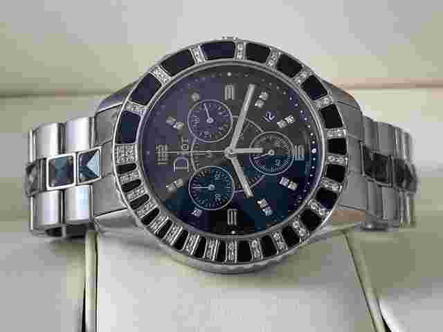 Dior Christal Christian Dior Christal Chronograph Diamond Bezel 38 mm