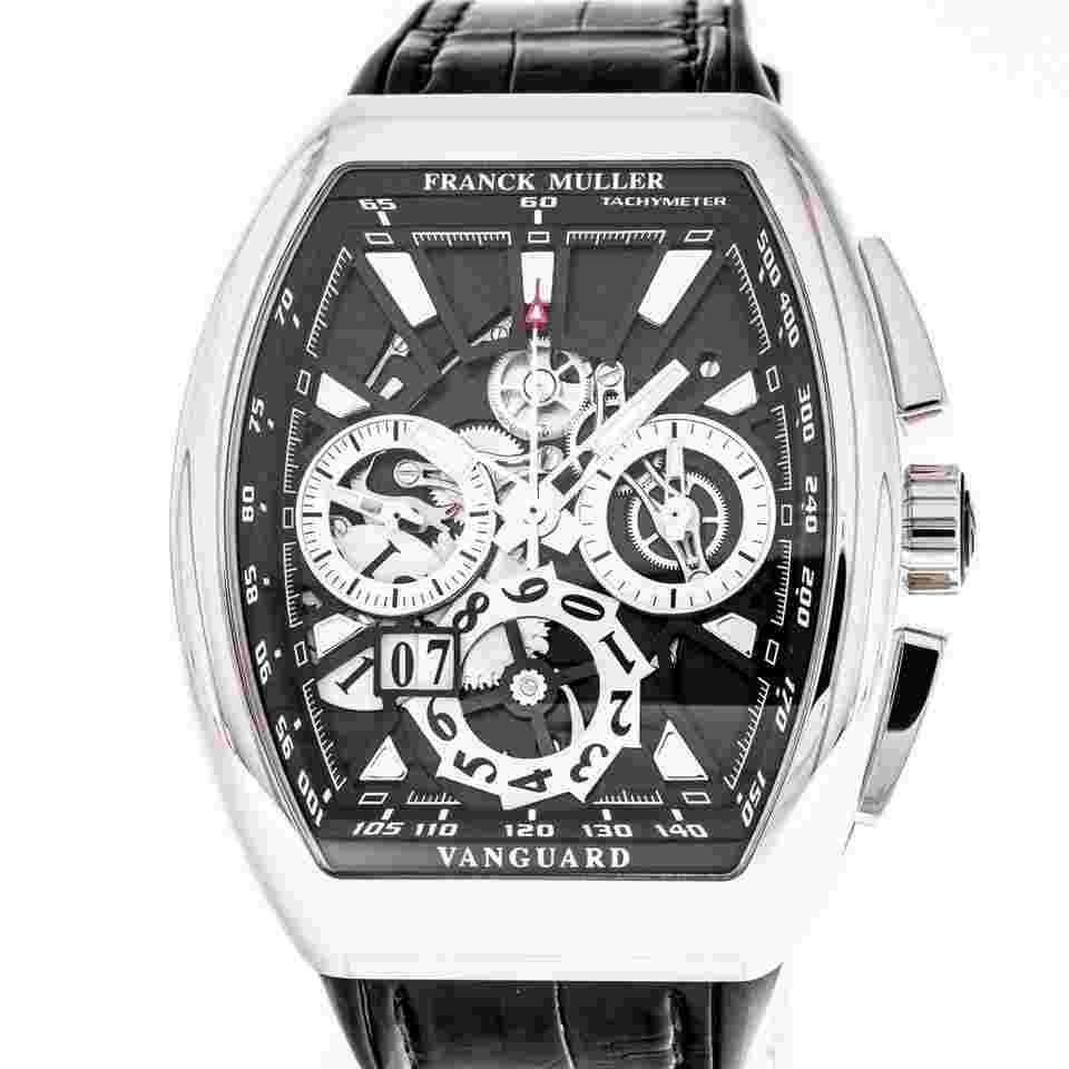 Franck Muller Vanguard
44 Steel Skeleton V 45 CC DT SQT like NEW 2022 Full Set