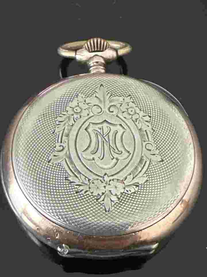 Unknown Remontoir very rare silver pocket watch