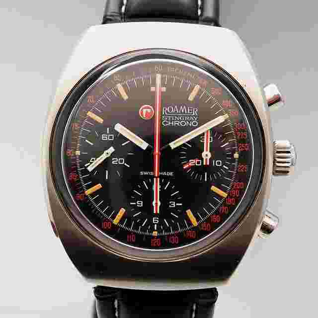 Roamer Stingray Chrono Vintage Valjoux 726 RARE