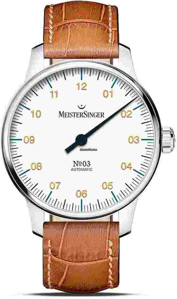 Meistersinger
                           
                                 BM9901G 03 38mm - White