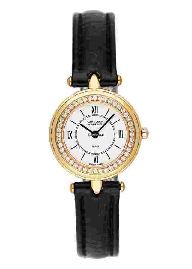 Van Cleef & Arpels
                           
                                 La Collection 13607B1 Diamond 18K Yellow Gold Ladies Watch With Box