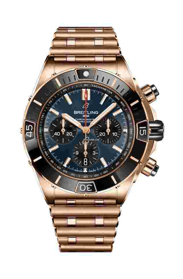 Breitling Chronomat
                           
                                 Super Chronomat B01 44mm Rose Gold RB01363A1C1R1
