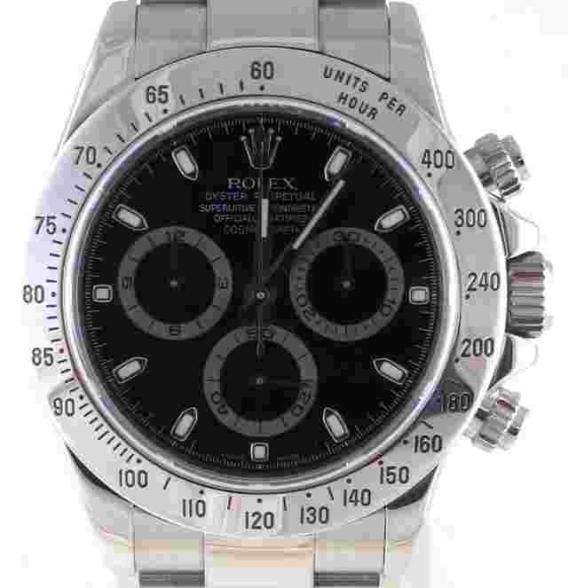 Rolex Daytona
                           
                                 2008 Stainless Steel Daytona Black Dial Oyster Band Warranty Card Box Bookets Hang Tag