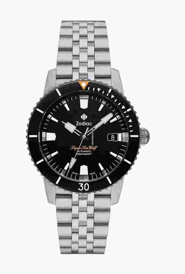 Zodiac Sea Wolf
                           
                                 ZO9296 Super Sea Wolf Compression Diver 40 mm Automatic Men's Watch