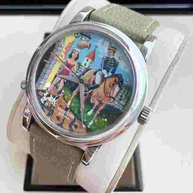 Andersen Genève Platinum Enamel Spring Palace Watch 38MM