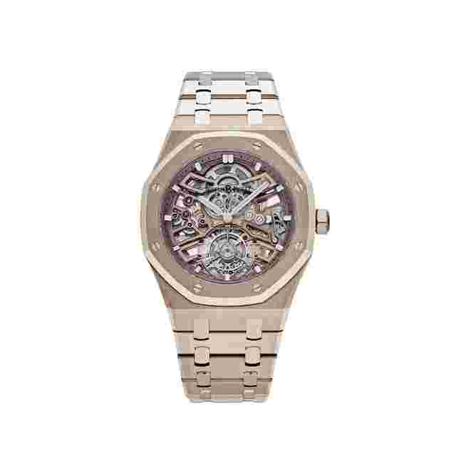 Audemars Piguet Royal Oak Tourbillon
                           
                                 26735SG.OO.1320SG.01 Selfwinding Flying Tourbillon Openworked Sand Gold (2024)