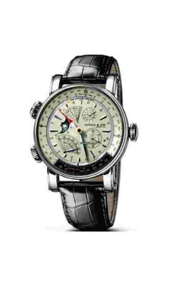 Arnold & Son
                           
                                 Grand Complications True North Perpetual 18K White Cold Men's Watch