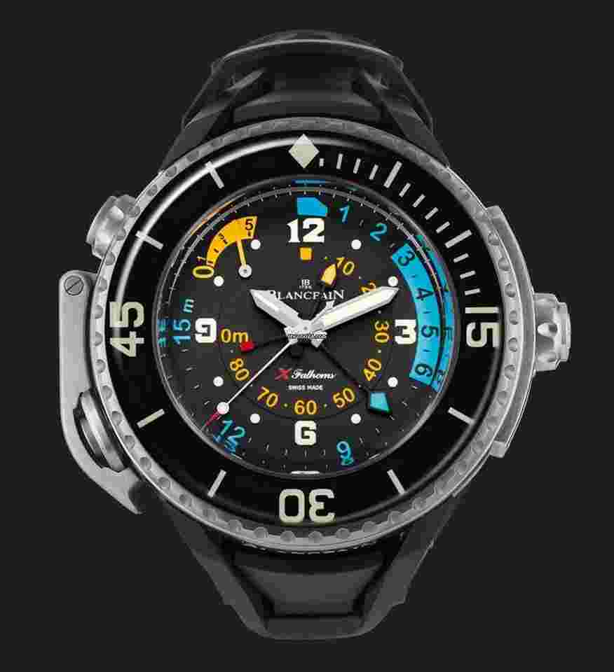 Blancpain Fifty Fathoms
                           
                                 X Fathoms Titanium Limited Edition 5018-1230-64A Depth Gauge Rare