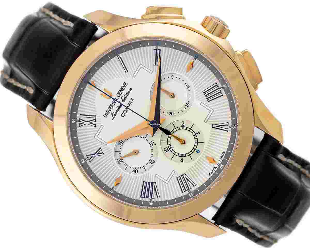 Universal Genève Compax
Rose Gold 18k Limited Edition 70 Pcs Ref. 484.122 Full Set
