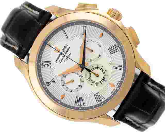 Universal Genève Compax
                           
                                 Rose Gold 18k Limited Edition 70 Pcs Ref. 484.122 Full Set