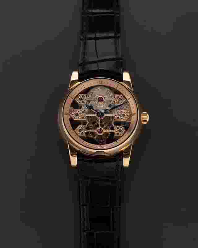 Girard Perregaux
                           
                                 Triple Bridge Skeleton Tourbillon in Rose Gold