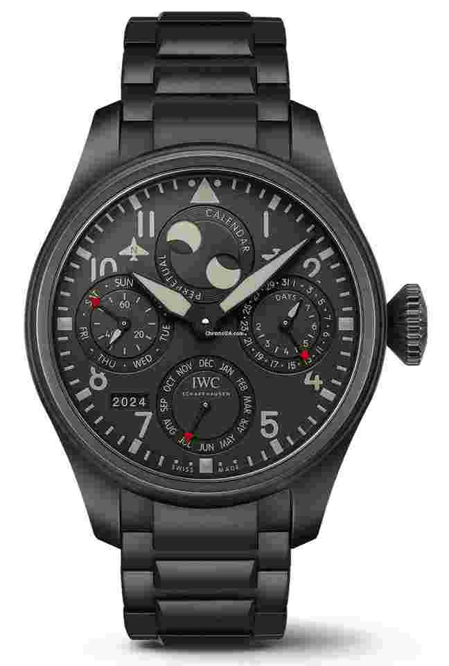IWC Big Pilot Top Gun
                           
                                 Pilot’s Watch Perpetual Calendar Top Gun Woodland Men’s Watch IW503101