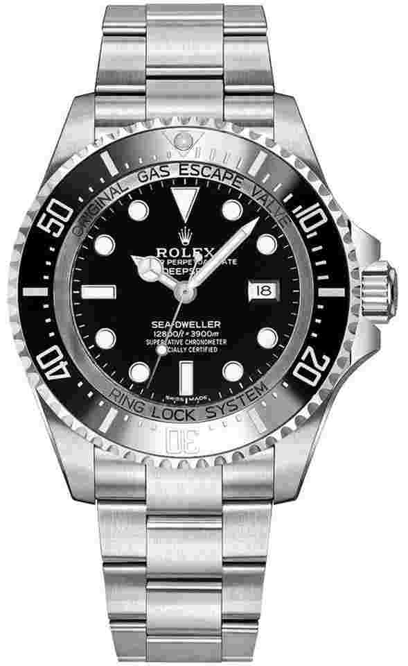 Rolex Sea-Dweller Deepsea
                           
                                 Black Dial Oystersteel Men's Watch 116660-0001