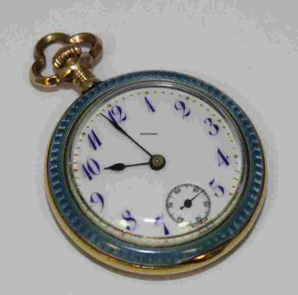 Gruen
Vintage Gruen 14k Solid Yellow Gold White Dial 31mm Pocket-watch Circa 1908