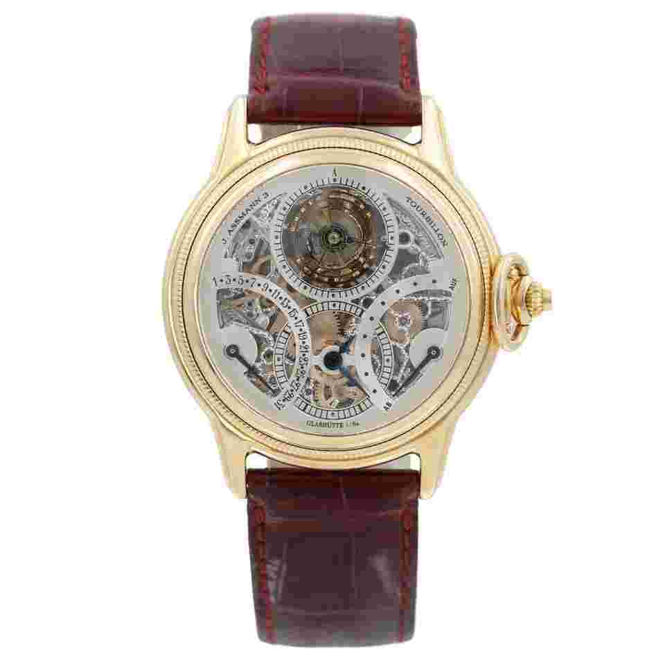 Glashütte Original Julius Assmann 3 Tourbillon Limited 25 Pieces Rarität Fullset B+P