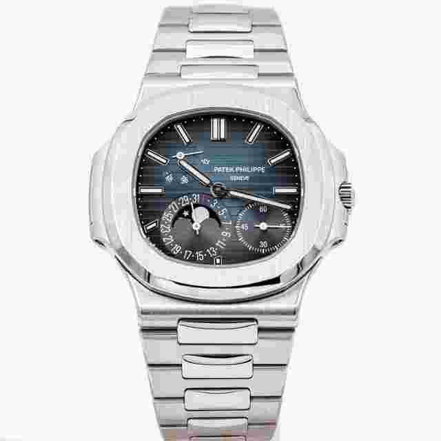 Patek Philippe
                           
                                 UNWORN 2023 5712/1A Moonphase - Blue Dial - 40mm - Bracelet - Steel