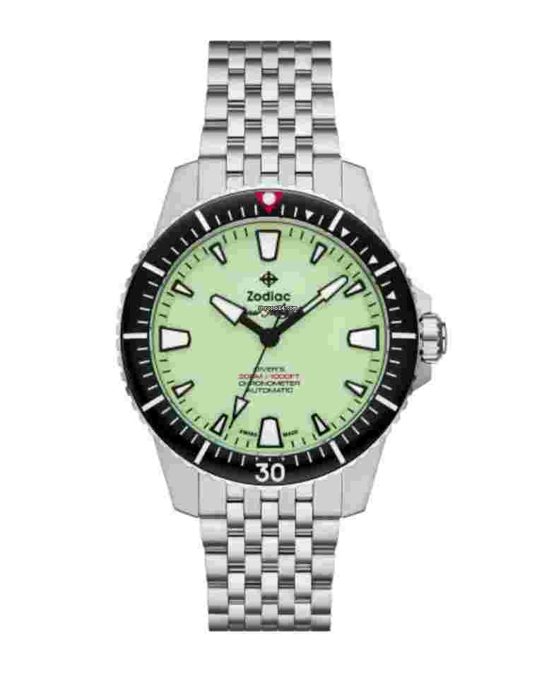 Zodiac
                           
                                 ZO3560 Pro Diver Summer Newness Steel 42mm Luminous Dial Auto Men's Watch