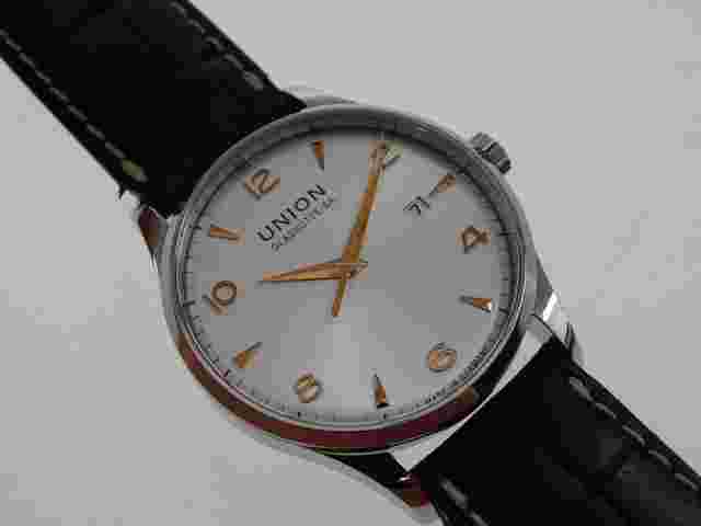 Union Glashütte Noramis Date
                           
                                 mit Datum Automatik Krokoband 40 mm Full Set wie Neu