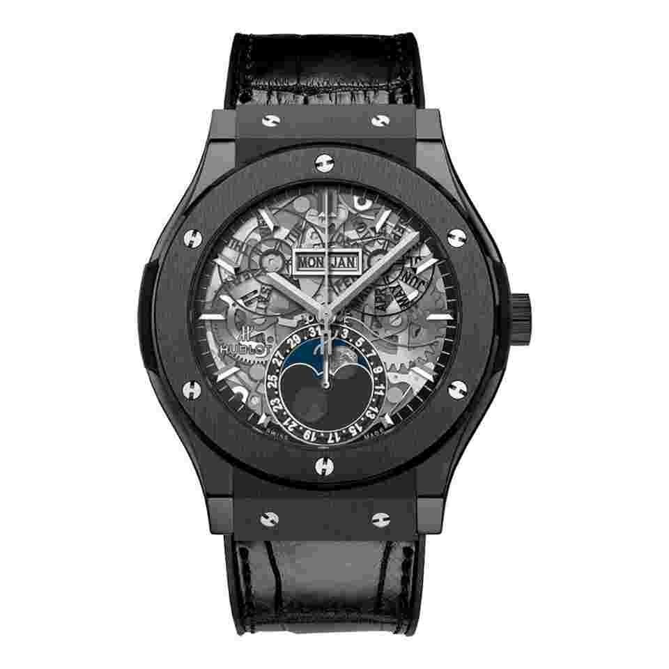 Hublot Classic Fusion Aerofusion
Black Magic Aerofusion Moonphase Ceramic Mens WATCH 517.CX.0170.LR
