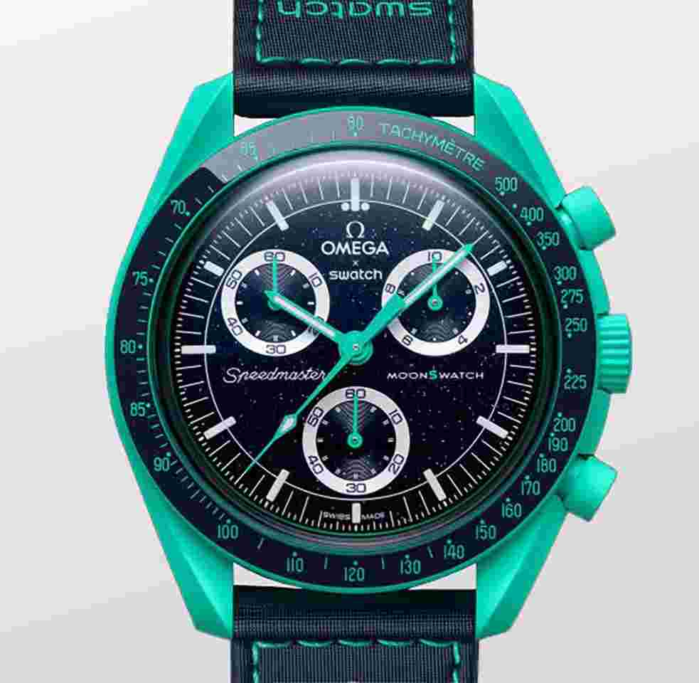 Swatch Moonswatch
"Mission On Earth - Polar Lights" Swatch x Omega