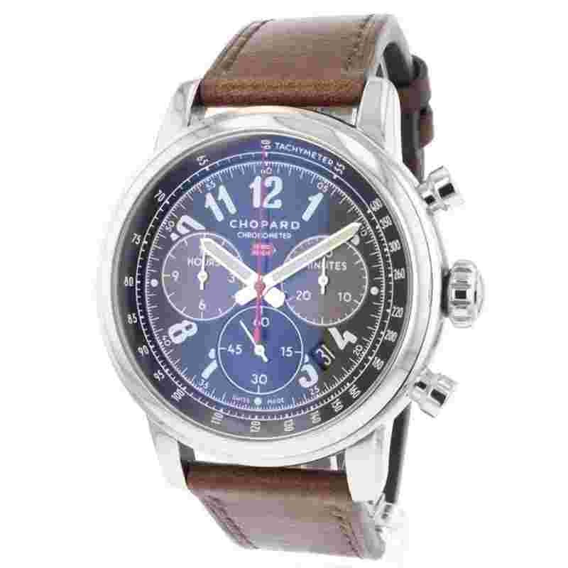 Chopard Mille Miglia
                           
                                 2016 XL Race Limited Edition Black Dial 168580-3001 Men's Watch brown strap