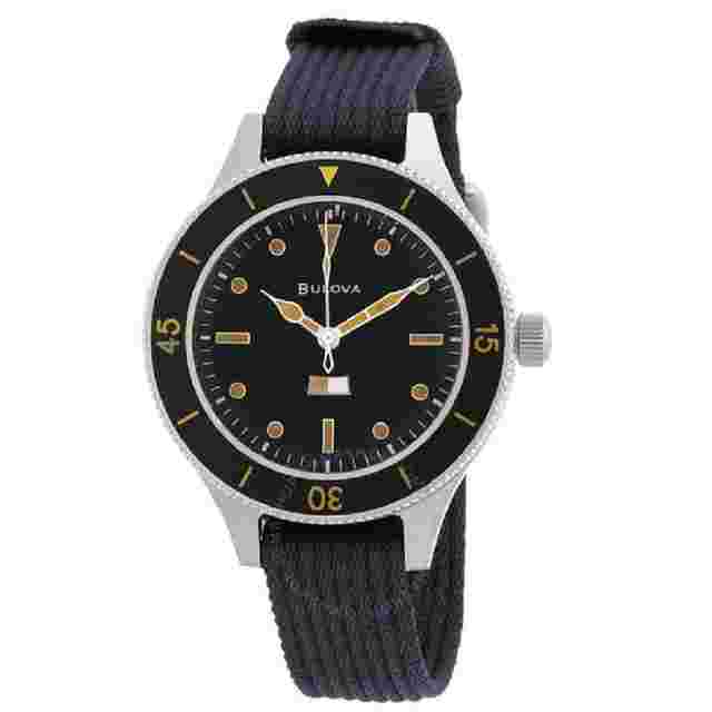 Bulova Archive Series Automatci Watch 98A266 Domed Sapphire Crystal