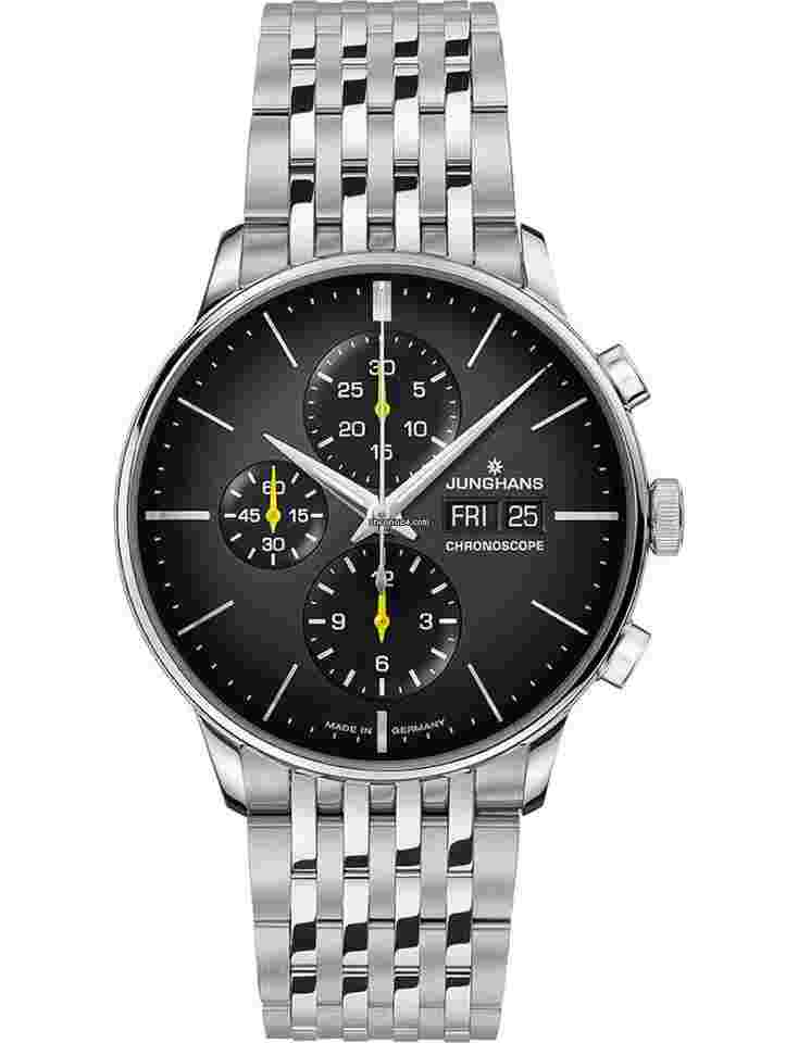 Junghans Meister Chronoscope
                           
                                 English Day Stainless Steel Watch 27/4429.47