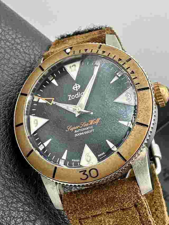 Zodiac Sea Wolf
                           
                                 X Huckberry Super Sea Wolf Bronze Skin Diver Limited Edition SOLD OUT