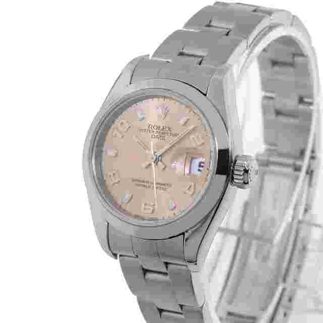 Rolex Oyster Perpetual Lady Date
                           
                                 Datejust 26mm Stainless Steel Pink Arabic Index Dial 79160