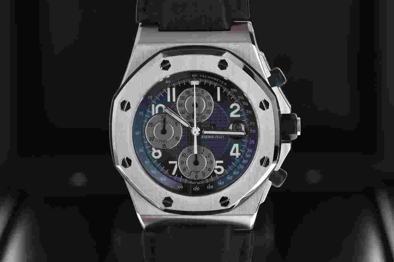 Audemars Piguet Royal Oak Offshore Chronograph
                           
                                 Predecessor to the End of Days Blue Arabic Clous de Paris 25770ST BEAST