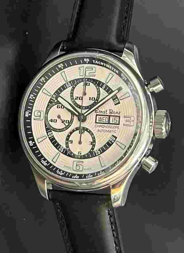 Ernst Benz Chronoscope 47mm day date Propeller hands