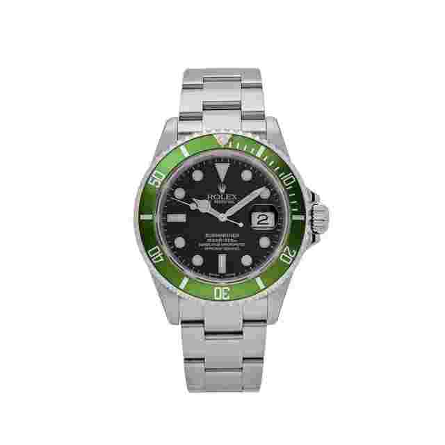 Rolex Submariner Date
                           
                                 16610LV 'Kermit' Bezel Flat 4 Stainless Steel Black Dial Oyster (2003)