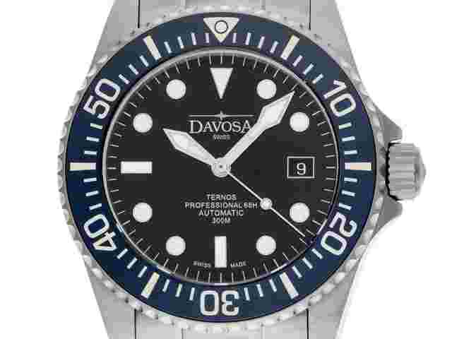 Davosa Ternos Professional 68H Stahl Automatik Armband Stahl 42mm Ref.161.538.40 Box&Pap. Full Set Neu Ternos Professional 68H