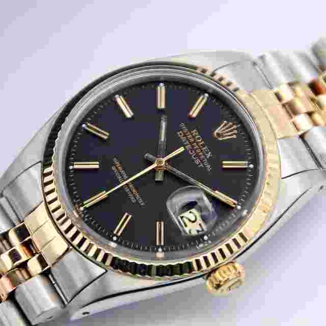 Rolex Datejust 36
                           
                                 ref. 1601 Steel/Gold 18K - Black Dial - Jubilee Bracelet