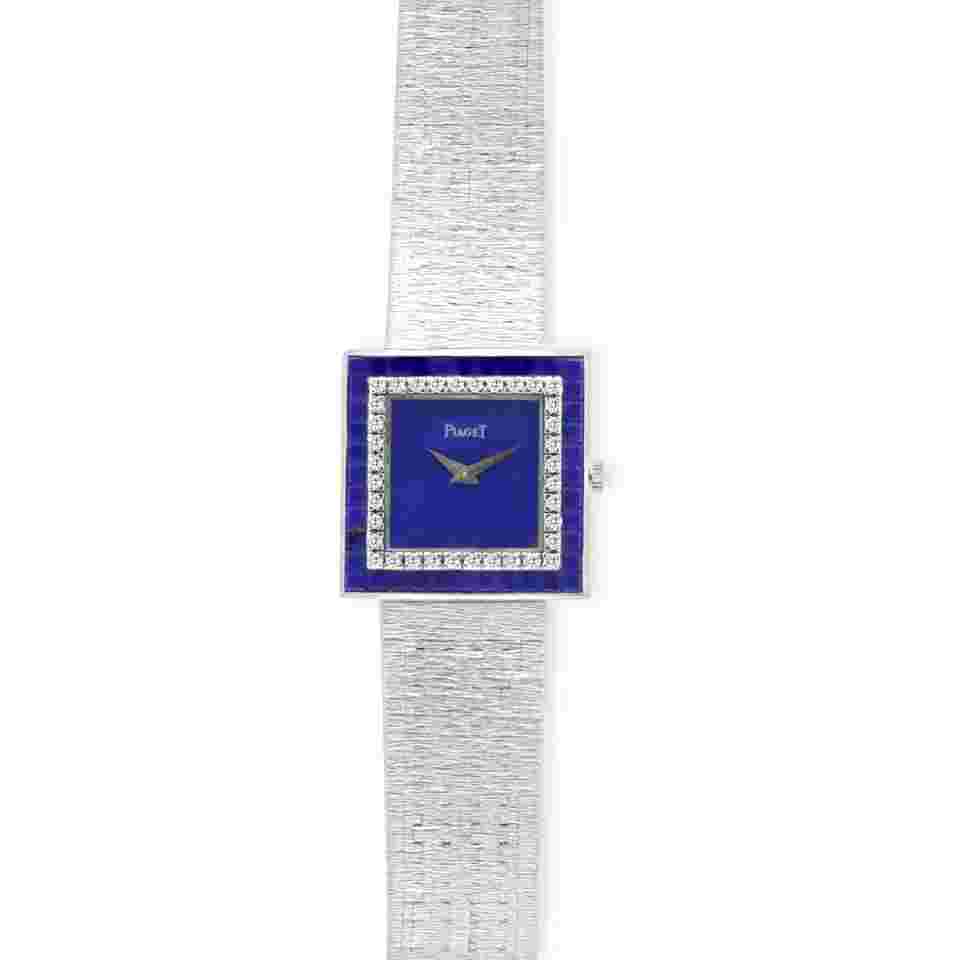 Piaget
                           
                                 Vintage Diamond Lapis 18K White Gold Manual Winding