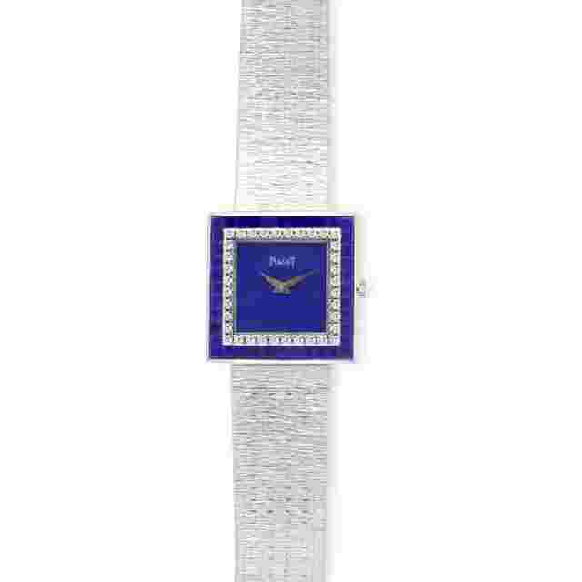 Piaget
                           
                                 Vintage Diamond Lapis 18K White Gold Manual Winding