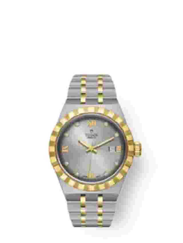 Tudor Royal
                           
                                 Unworn 2024 Royal Steel and 18k Yellow Gold Diamonds Ref# M28303-0002 box and papers