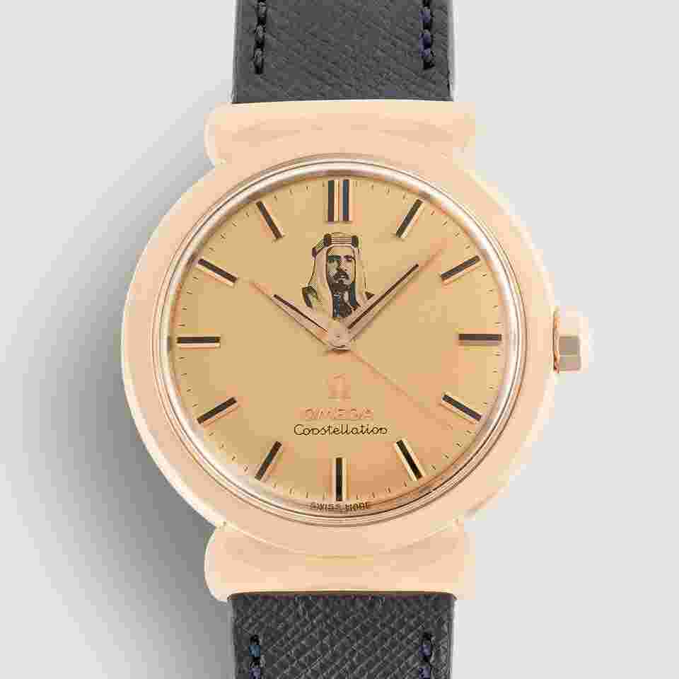 Omega Constellation
Hooded Rose Gold Sheikh Khalifa Bahrain Vintage