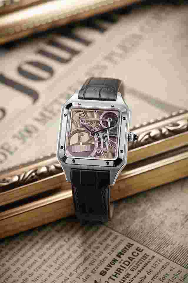 Cartier
Santos-Dumont Skeleton La Demoiselle Micro-Rotor