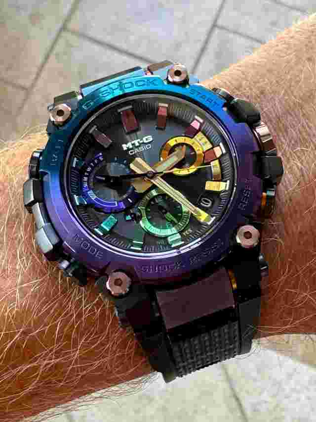 Casio G-Shock
                           
                                 Diffuse Nebula RAINBOW LIMITED MTGB3000DN Bluetooth Solar