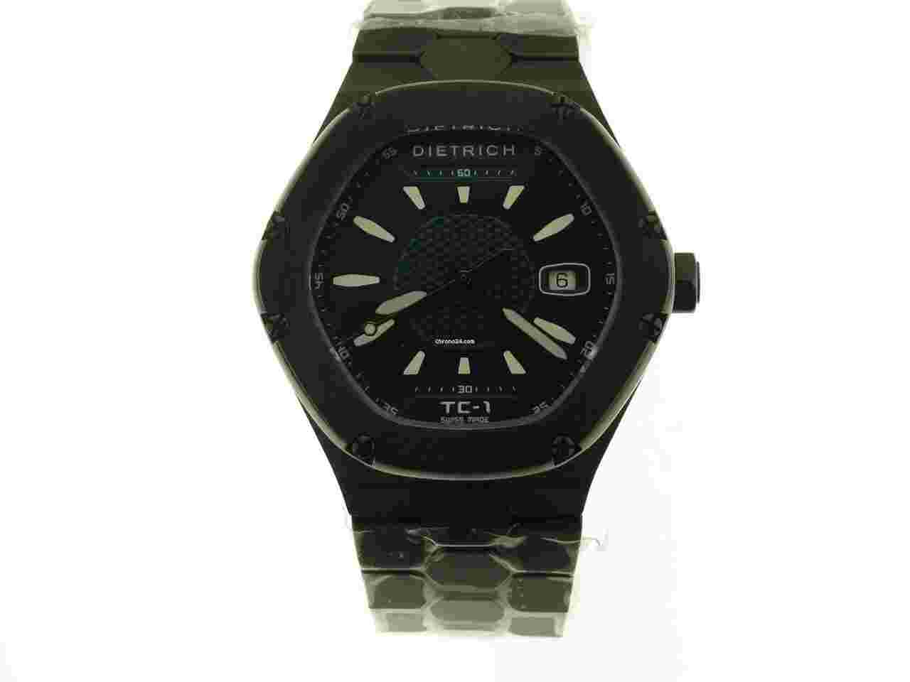 Dietrich TC 1 Time Companion Black PVD Blue dial