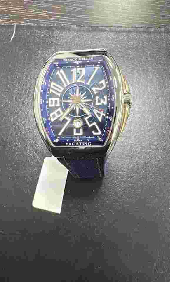 Franck Muller Vanguard
Yachting 45 mm 18K RG/SS - Blue Dial - Rubber Strap V 45 SC DT
