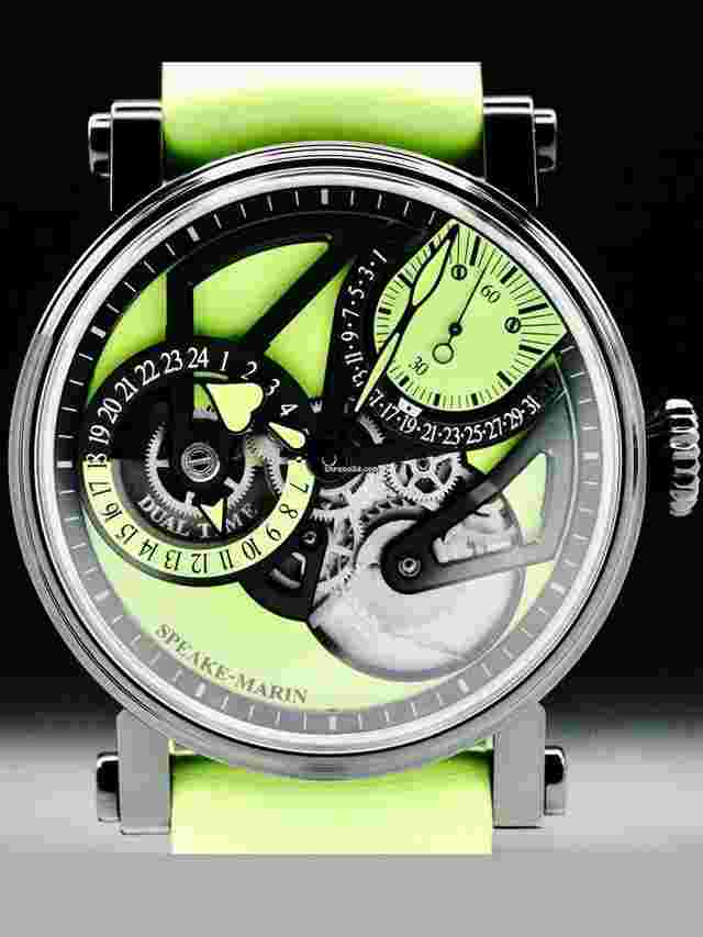 Speake-Marin
                           
                                 Dual Time Lime 38mm Limited Edition 413816390