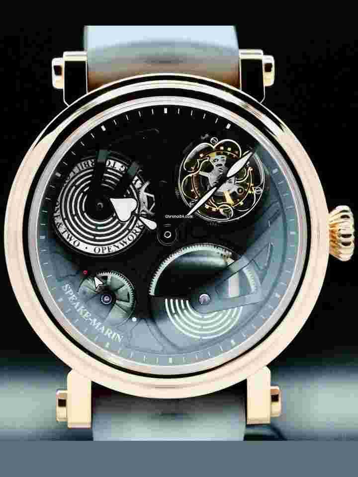 Speake-Marin
                           
                                 424211040 One and Two Openworked Tourbillon V2 RG 42mm