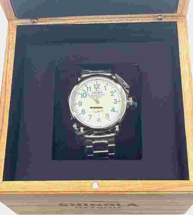 Shinola
                           
                                 The Runwell Watch 41mm Alabaster Dial Watch S0120282831