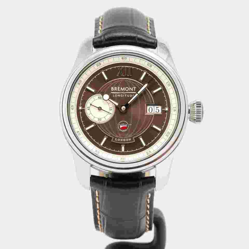 Bremont
Longitude L.E. 150 pieces Bronze Dial Stainless Steel 40mm (LONGITUDE-SS-R-S) - B&P 2024