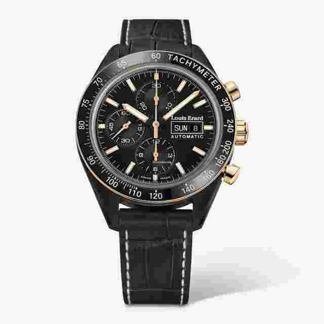 Louis Erard La Sportive
                           
                                 Chronograph Black PVD Automatic Men's Watch