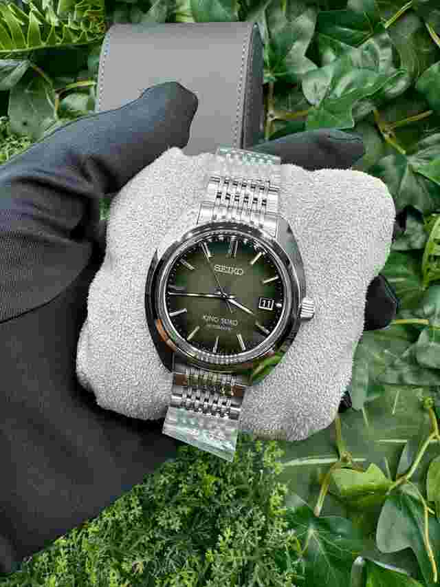 King Seiko 39mm Green SJE113